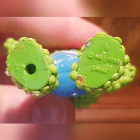 1986 The Muppet Babies Kermit Figure Hand Crafted Upcycled Beaded Vintage - Picture 12 of 12